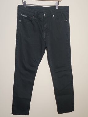 Calvin Klein Men’s Black Slim Straight Jeans